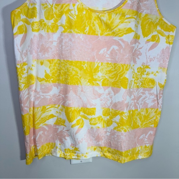 Stella McCartney Striped Floral Tank Top Italian Size 44 or US Size 8 - Picture 8 of 11